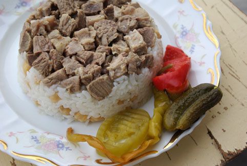 Etli Nohutlu Pilav